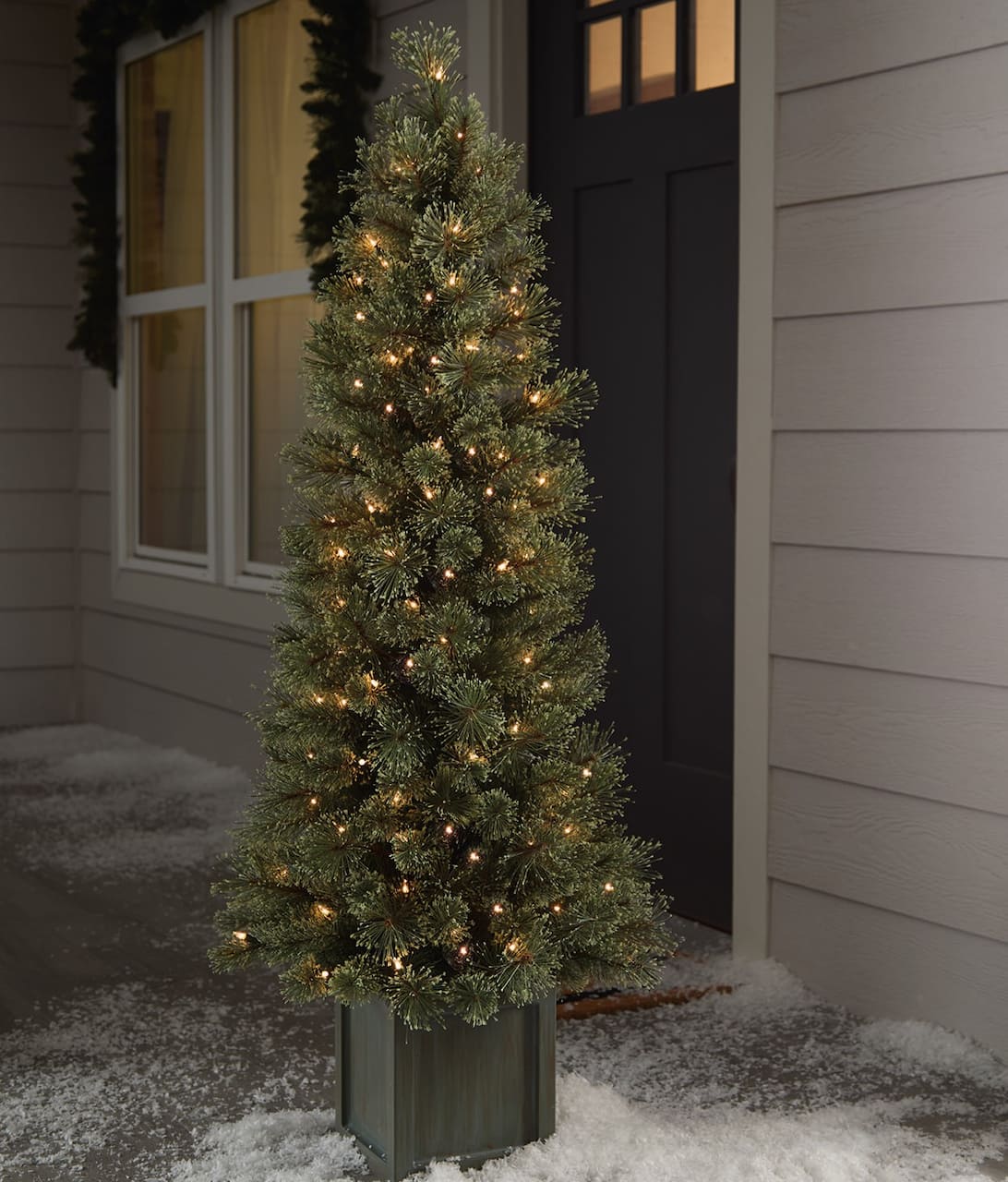 4.5ft. Pre-Lit Sedona Spruce Artificial Christmas Tree, Warm White LED Lights by Ashland®